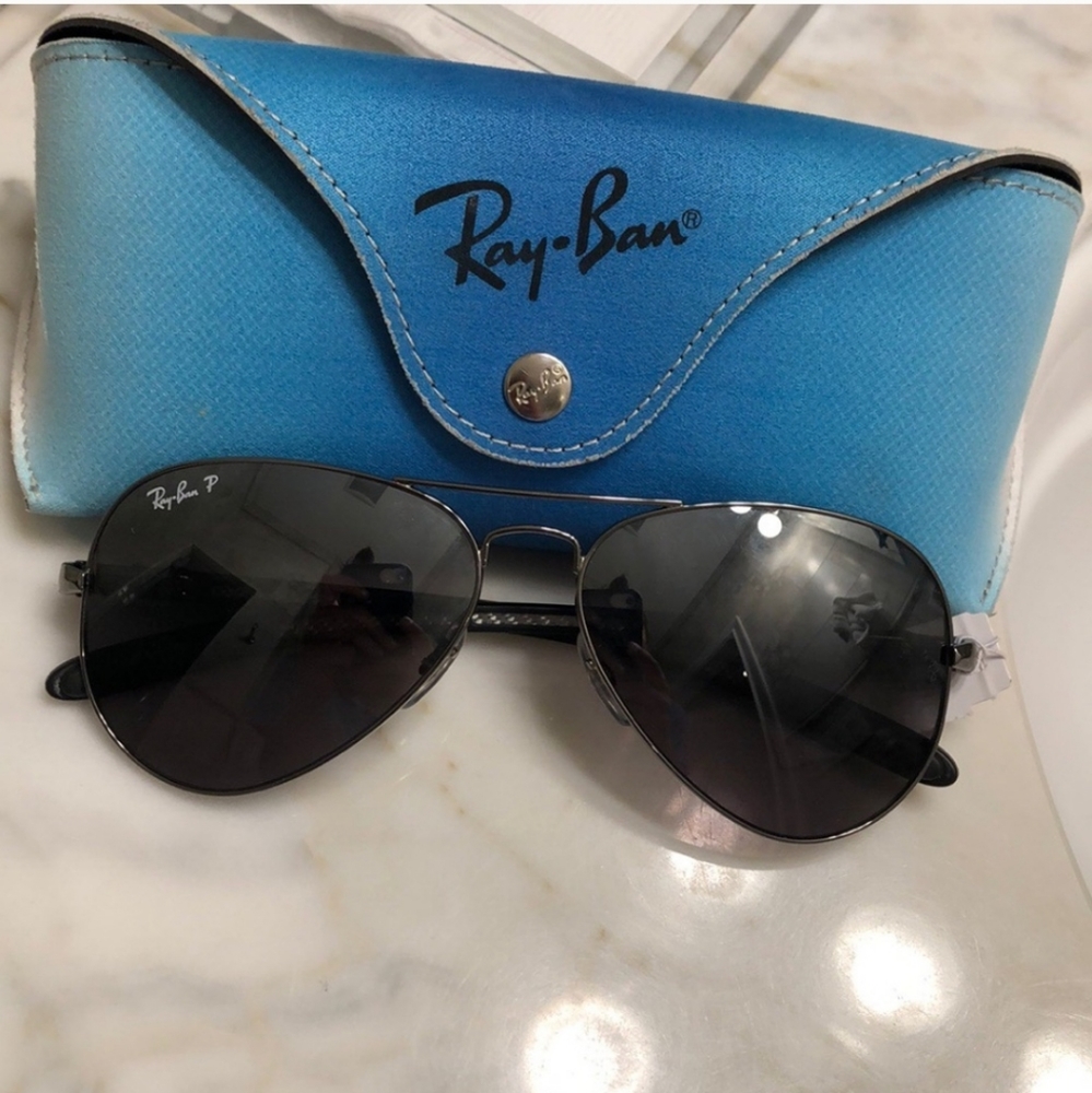 RAY BAN Grey Polarized Reflective Lenses